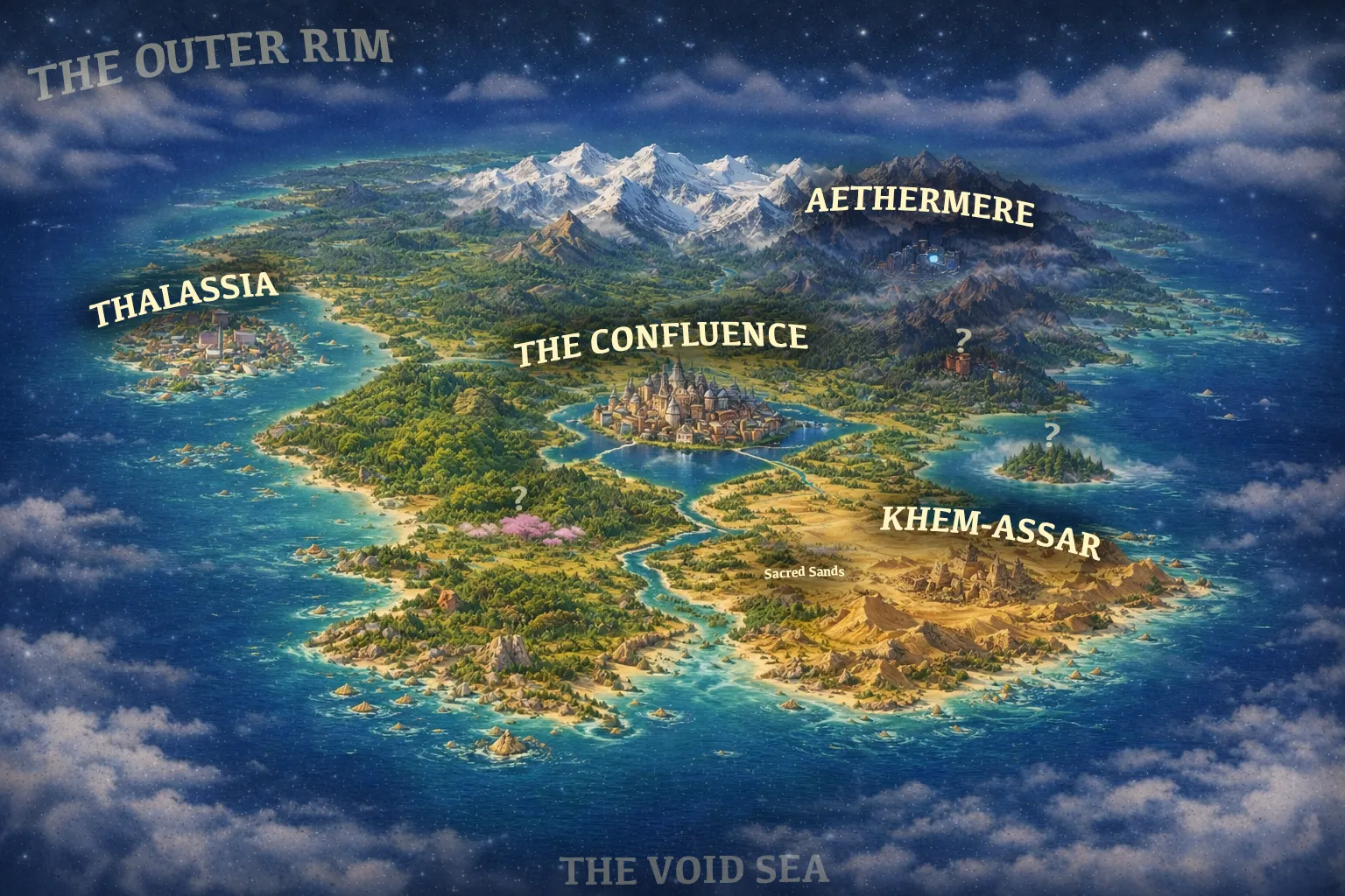 Map of the known world